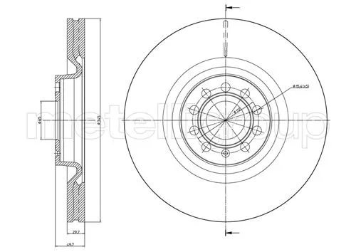 Brake Disc (DF1070)