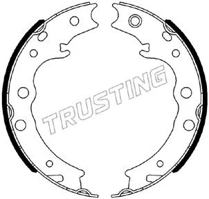 Brake Shoe Set, parking brake (110.344)