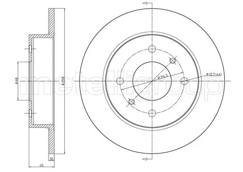 Brake Disc (DF195)