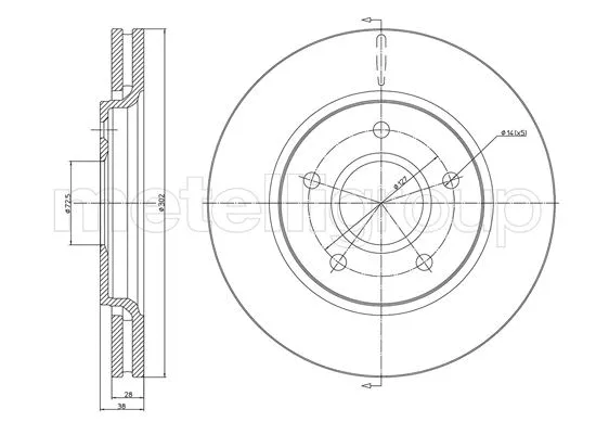 Brake Disc (DF1344)