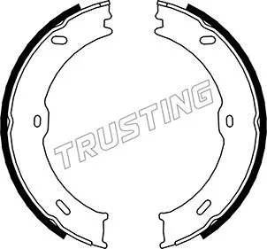 Brake Shoe Set, parking brake (052.133)