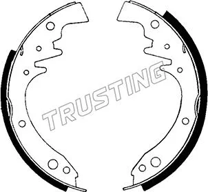 Brake Shoe Set (127.268)