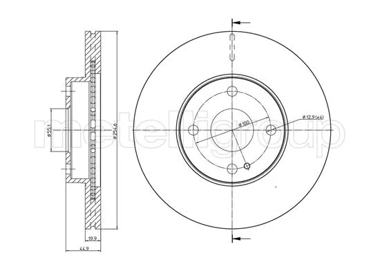 Brake Disc (DF713)