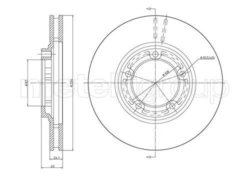 Brake Disc (DF724)