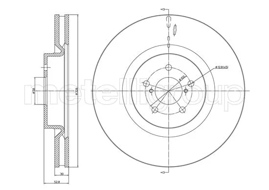 Brake Disc (DF1195)