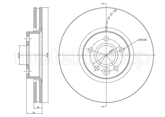 Brake Disc (DF1393)