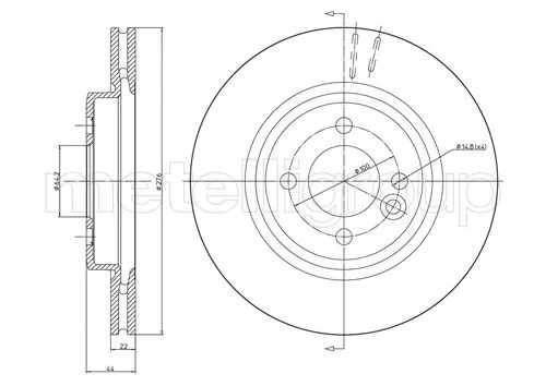 Brake Disc (DF825)