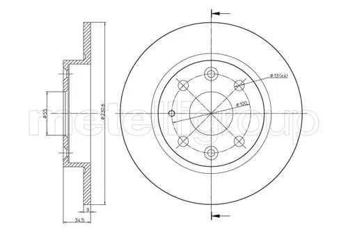 Brake Disc (DF106)