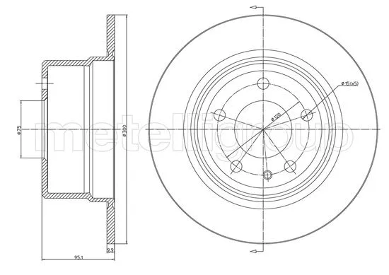 Brake Disc (DF768)