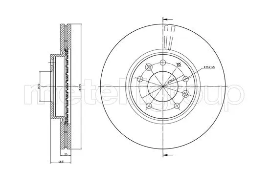 Brake Disc (DF1283)