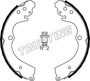Brake Shoe Set (110.334)
