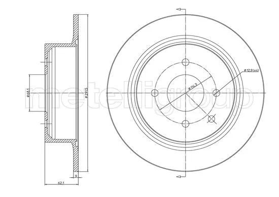 Brake Disc (DF1500)