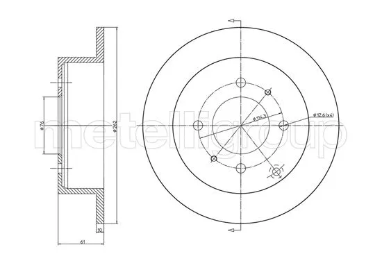 Brake Disc (DF845)