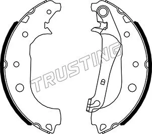 Brake Shoe Set (040.166)