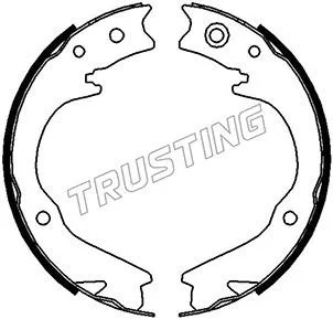 Brake Shoe Set, parking brake (110.338)