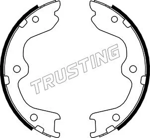 Brake Shoe Set, parking brake (067.197)