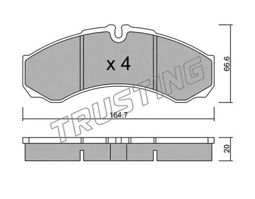 Brake Pad Set, disc brake (221.6)