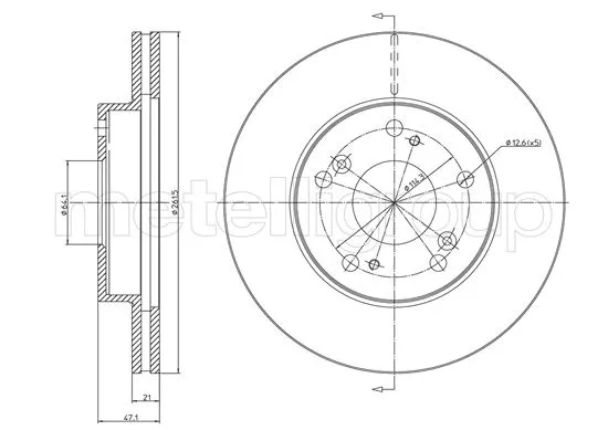 Brake Disc (DF1269)