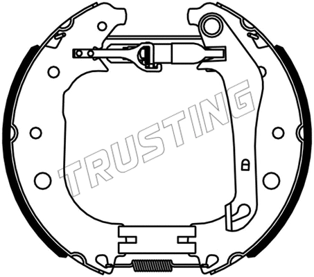 Brake Shoe Set (6534)