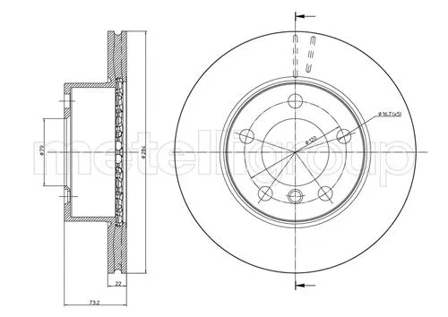 Brake Disc (DF1071)