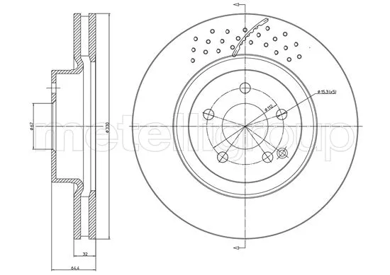 Brake Disc (DF1366)