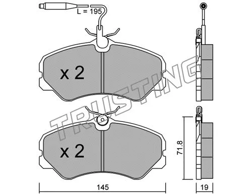 Brake Pad Set, disc brake (060.1)