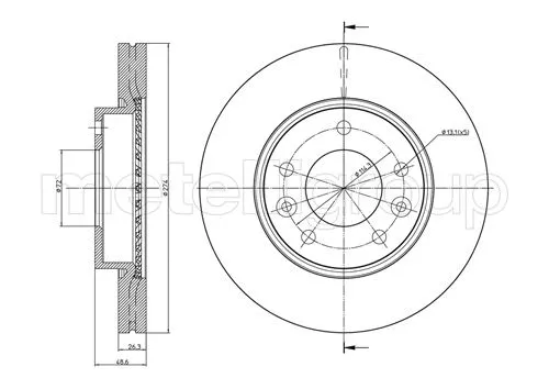 Brake Disc (DF1606)