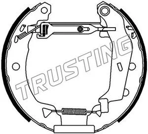 Brake Shoe Set (6371)