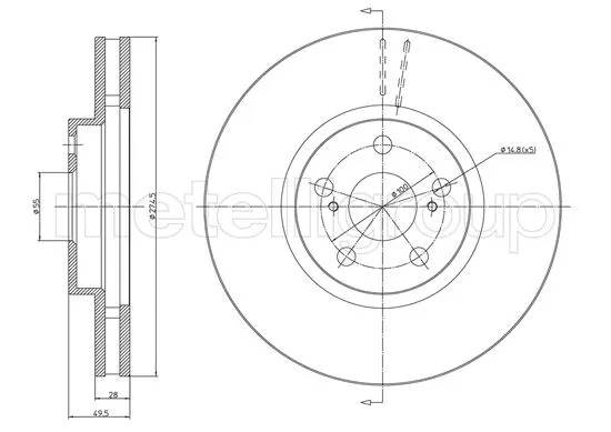 Brake Disc (DF715)