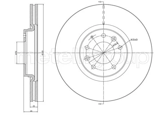 Brake Disc (DF1255)