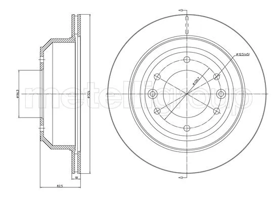 Brake Disc (DF1354)