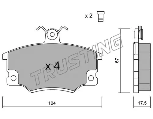 Brake Pad Set, disc brake (032.1)