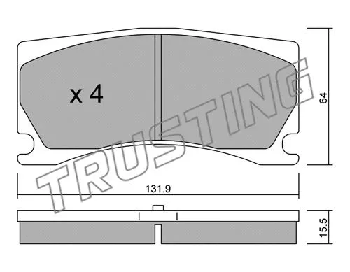 Brake Pad Set, disc brake (1106.0)