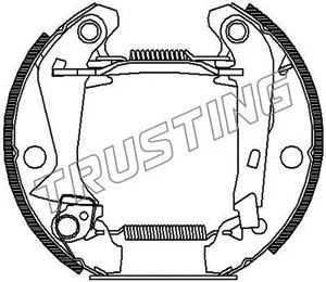 Brake Shoe Set (6025)