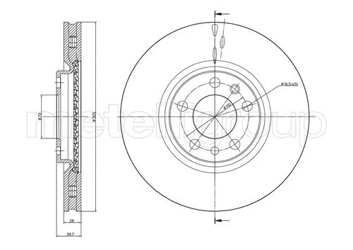 Brake Disc (DF1487)