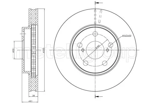Brake Disc (DF555)