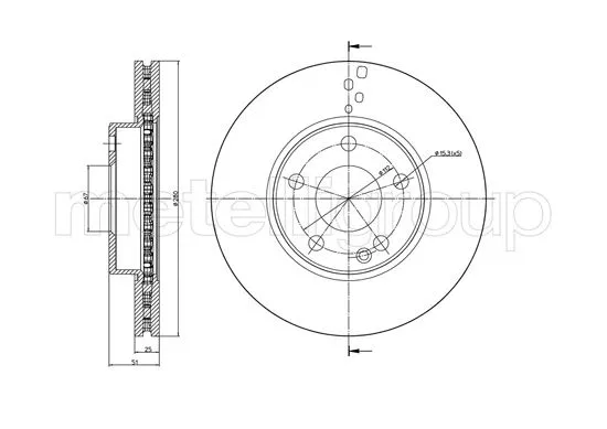 Brake Disc (DF1695)