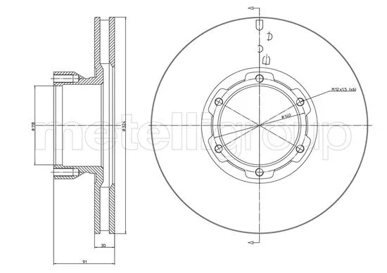 Brake Disc (DF602)