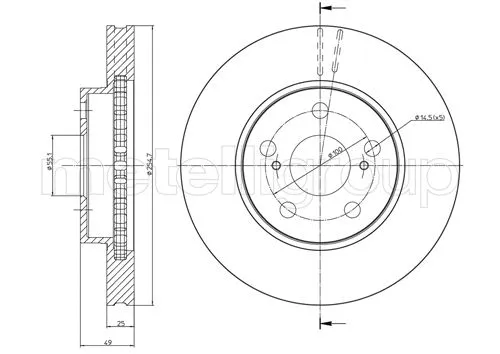 Brake Disc (DF429)