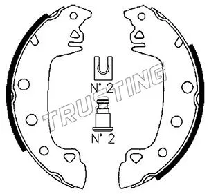 Brake Shoe Set (088.204)