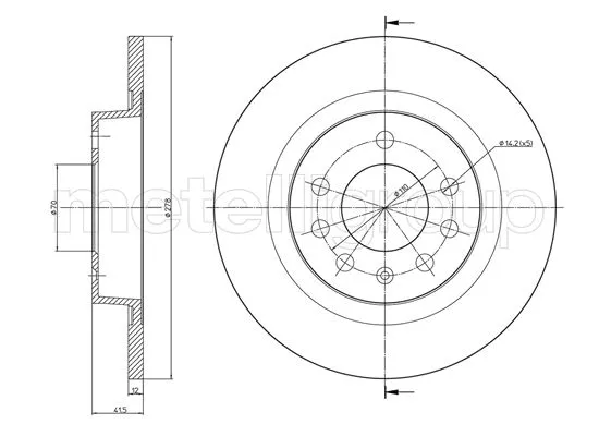 Brake Disc (DF1181)