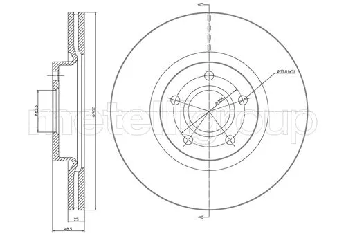 Brake Disc (DF986)