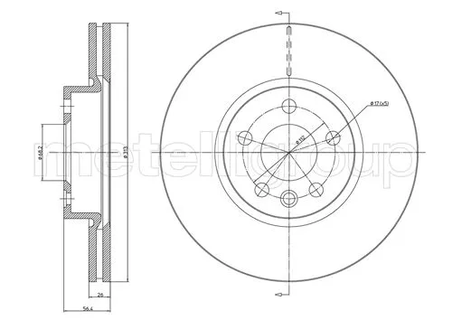 Brake Disc (DF1059)