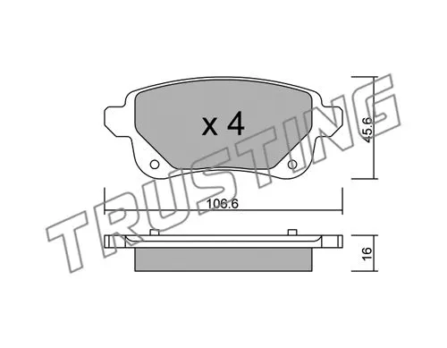 Brake Pad Set, disc brake (1112.0)
