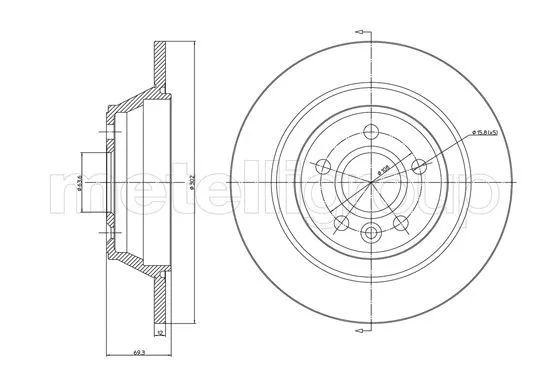 Brake Disc (DF1301)