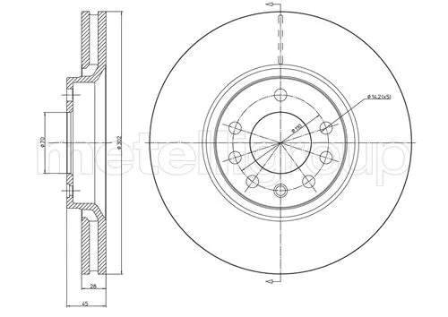 Brake Disc (DF973)
