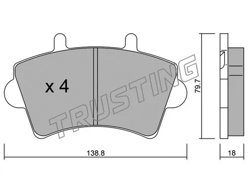 Brake Pad Set, disc brake (561.0)