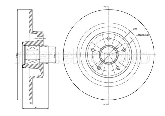 Brake Disc (DF417A)