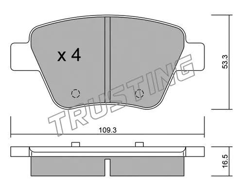 Brake Pad Set, disc brake (906.0)