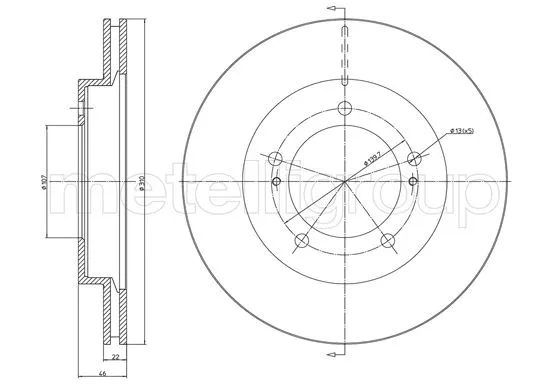 Brake Disc (DF439)